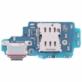 Samsung S928 Galaxy S24 Ultra ladekontakt og mikrofon med flex (service pack) (original)