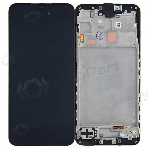 Samsung Galaxy A16 4G skjerm (svart) (med ramme) (original)
