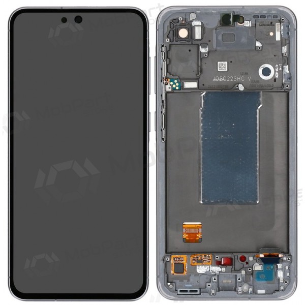 Samsung Galaxy A56 skjerm (grafitas) (med ramme) (original) Samsung Galaxy A56 skjerm (grafitas) (med ramme) (original)