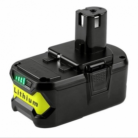 Batteri Ryobi ONE+ RB18L60 / P108 for 18V verktøy 6Ah Li-ion med ladeindikator (erstatning)