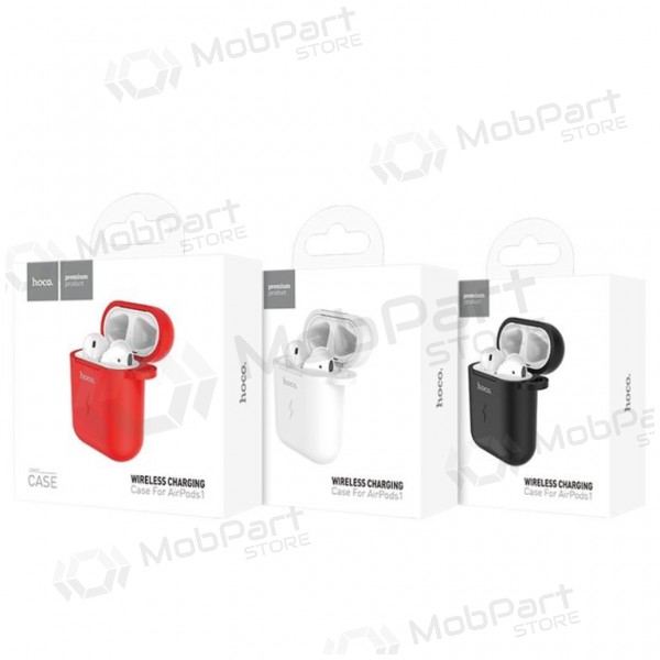 Trådløs lader HOCO CW22 Airpods (rød)