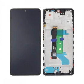 Ekranas Xiaomi Redmi Note 12 Pro+ 5G su lietimui jautriu stikliuku og rėmeliu Midnight Black OLED