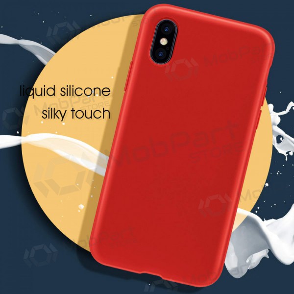 Apple iPhone 12 Pro deksel - Liquid Silicone 1.5mm (rød)