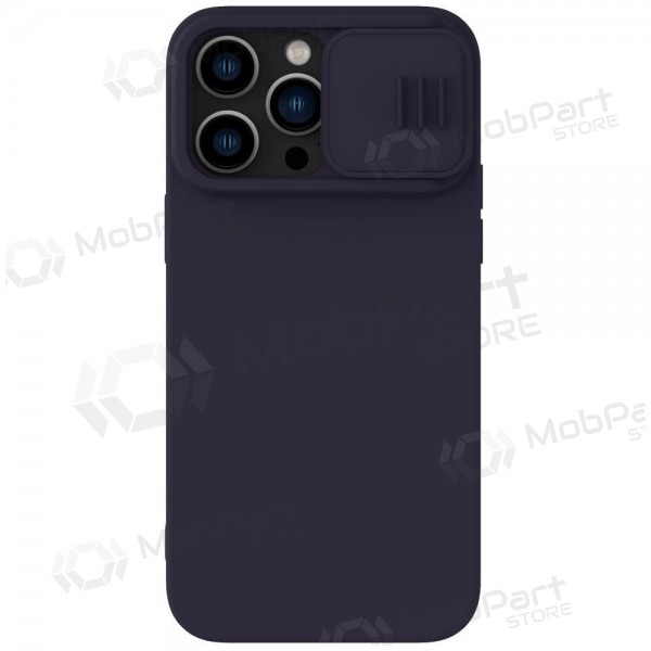 Apple iPhone 14 Plus deksel „Nillkin Silicone“ (tamsiai lilla) Apple iPhone 14 Plus deksel „Nillkin Silicone“ (tamsiai lilla)