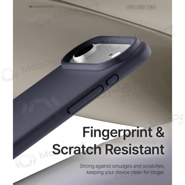 Apple iPhone Air deksel Mercury "Pure Magsafe Silicon Case" (mørkeblå)