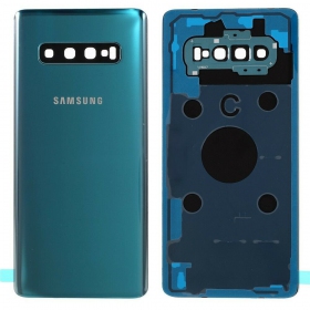 Samsung G975 Galaxy S10 Plus bakside grønn (Prism Green) (brukt grade C, original)