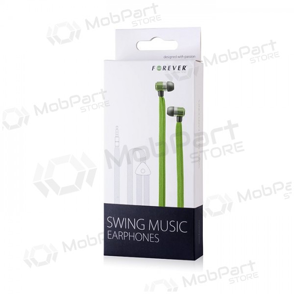 Håndfrisett Forever Swing Music 3,5 mm (grønn)