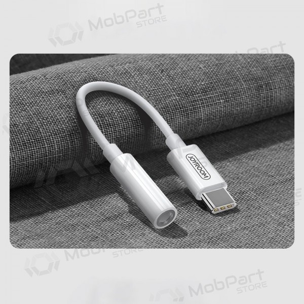 Lydadapter Joyroom SH-C1 USB-C til 3.5 mm hvit