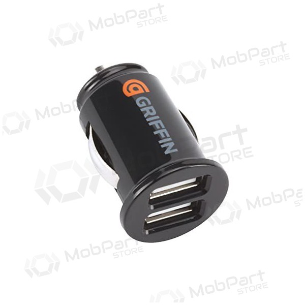 Lader for biler GRIFFIN (2xUSB 1A) (svart)