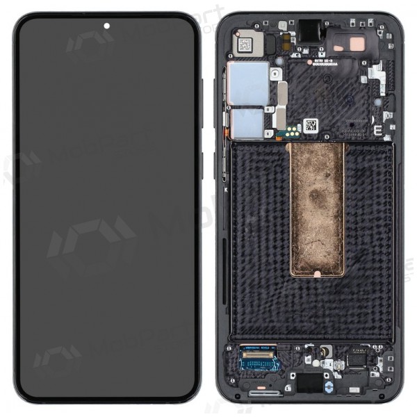 Ekranas Samsung S916 S23+ 5G su lietimui jautriu stikliuku og rėmeliu Phantom Black original (service pack)