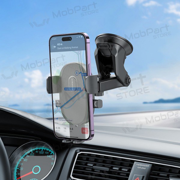 Mobilholder Borofone BH93 (dashboard) svart