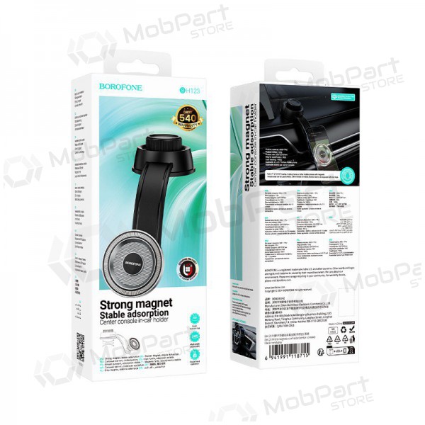 Mobilholder Borofone BH123 (dashboard) svart