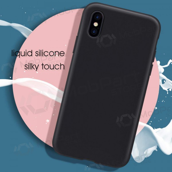 Apple iPhone 12 Pro Max deksel - Liquid Silicone 1.5mm (svart)