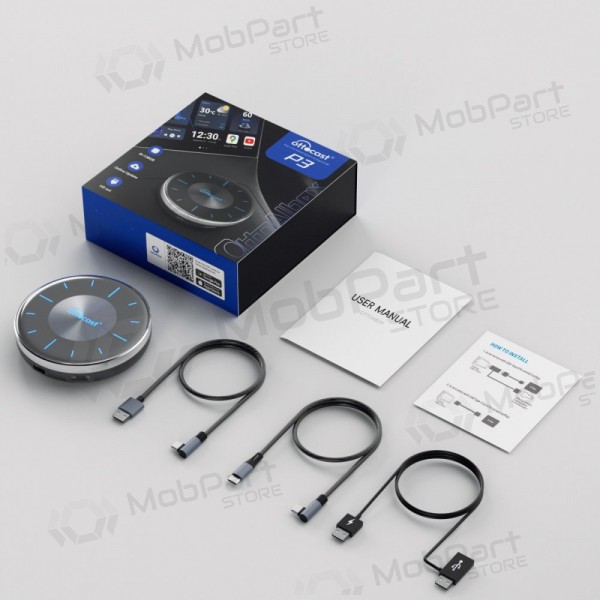 Trådløs CarPlay / Android Auto-adapter Ottocast OttoAiBox P3 PCS46 svart