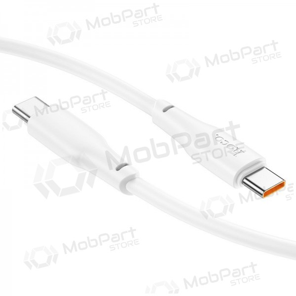 USB-C-kabel Hoco X93 USB-C til USB-C 1 m 100 W hvit