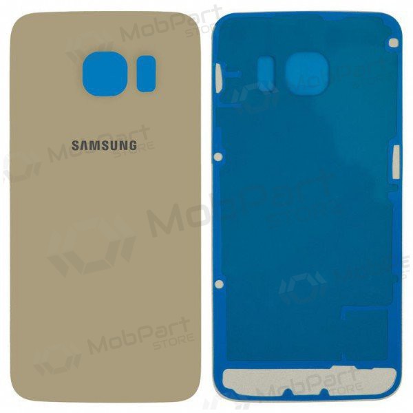 Samsung G925F Galaxy S6 Edge bakside (gyllen) (brukt grade A, original)