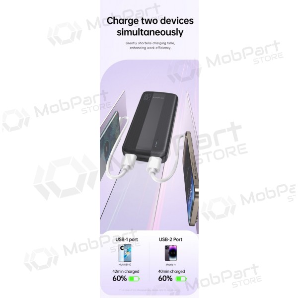 Powerbank Power Bank Awei P19K 5V/2.4A 20000mAh svart