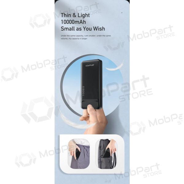 Powerbank Power Bank Awei P5K 5V/2.1A 10000mAh svart