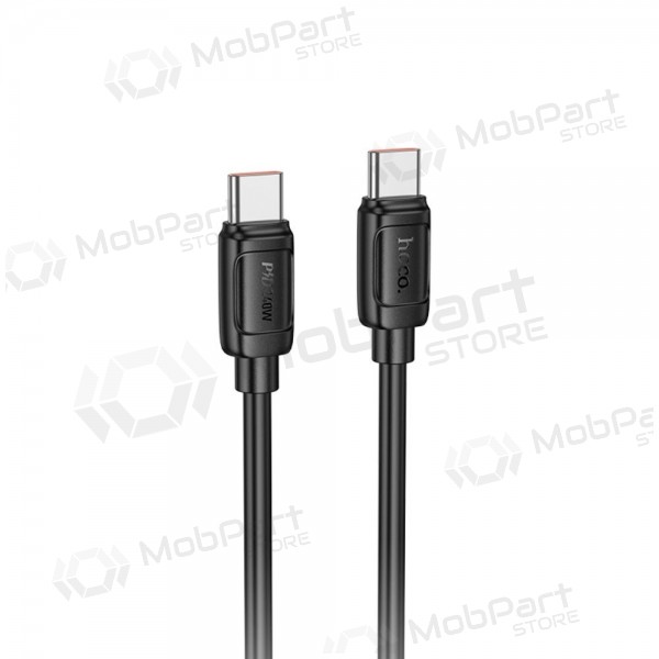 USB-C-kabel Hoco X115 USB-C til USB-C 1 m 240 W svart