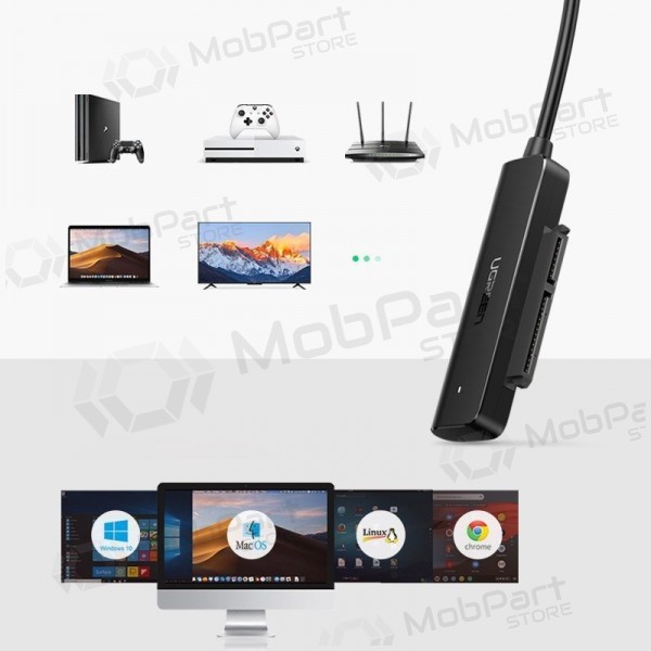 SSD disko adapter Ugreen iš SATA III 2,5 į USB 5Gbps