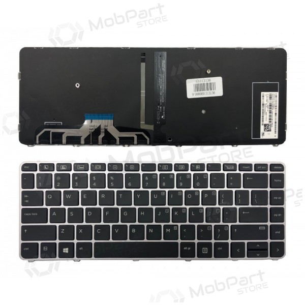 HP: EliteBook Folio 1040 G3, 844423-001 tastatur (med belysning) HP: EliteBook Folio 1040 G3, 844423-001 tastatur (med belysning)