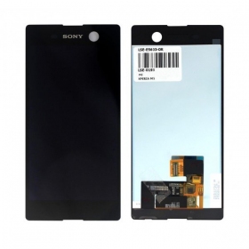 Sony E5603 Xperia M5 / E5606 / E5633 / E5653 / E5663 skjerm (svart) - Premium