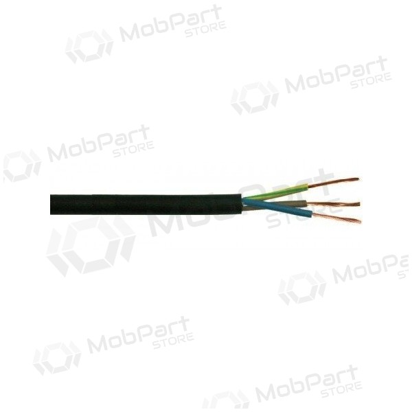 Fleksibel kabel Elpar H05RR-F 3x1.5 mm² kobber gummi 300/500 V.