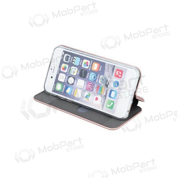 Apple iPhone 11 deksel - Book Elegance (rosa / gull)