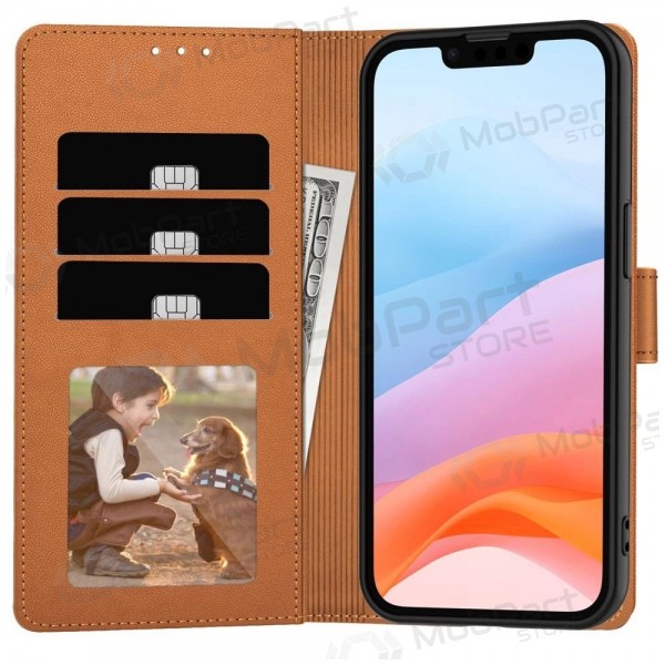 Xiaomi Redmi 15C, Poco C85 deksel - Fancy Wallet (brun)