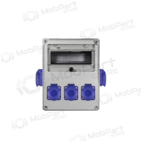 Pawbol B.1812-S skydasmed kištukiniais lizdais (8mod., 16A 230V)