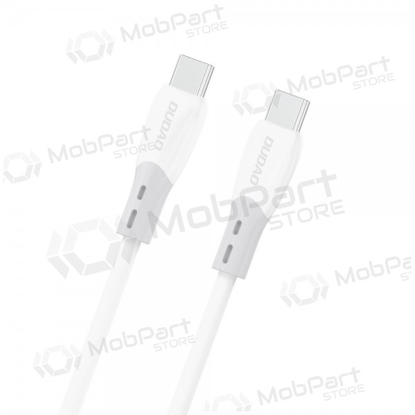 USB-C-kabel Dudao L25SC USB-C til USB-C 2 m 60 W hvit