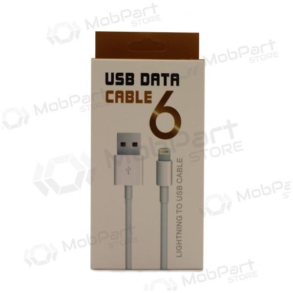 Apple iPhone 5 / 5S / 5C / SE / 6 / 6 Plus / 6S / 6S Plus / 7 / 7 Plus / 8 / 8 Plus / X (1M) kabel (packed) Apple iPhone 5 / 5S / 5C / SE / 6 / 6 Plus / 6S / 6S Plus / 7 / 7 Plus / 8 / 8 Plus / X (1M) kabel (packed)
