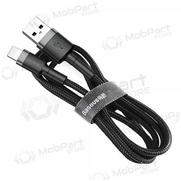 USB kabel Baseus Cafule USB-A to Lightning 1.5A 2.0m grå-svart CALKLF-CG1