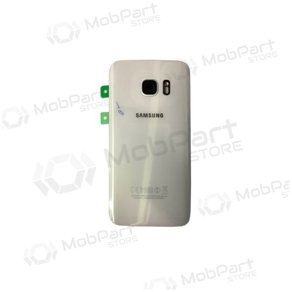 Samsung G935F Galaxy S7 Edge bakside (hvit) (brukt grade A, original)
