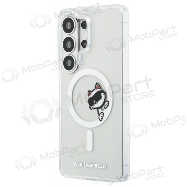 Samsung Galaxy S26 Ultra deksel - Karl Lagerfeld IML Choupette Peekaboo Logo Magnetic (gjennomsiktig)