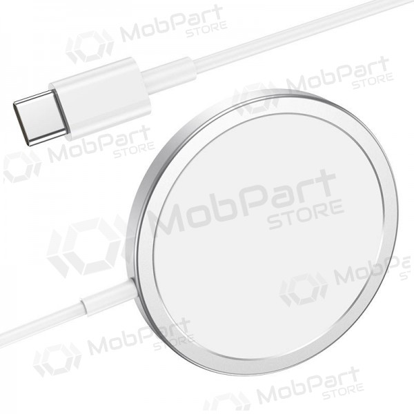 Lader trådløs Borofone BQ9 Pro Original Magnetic (10W) (sølvgrå)
