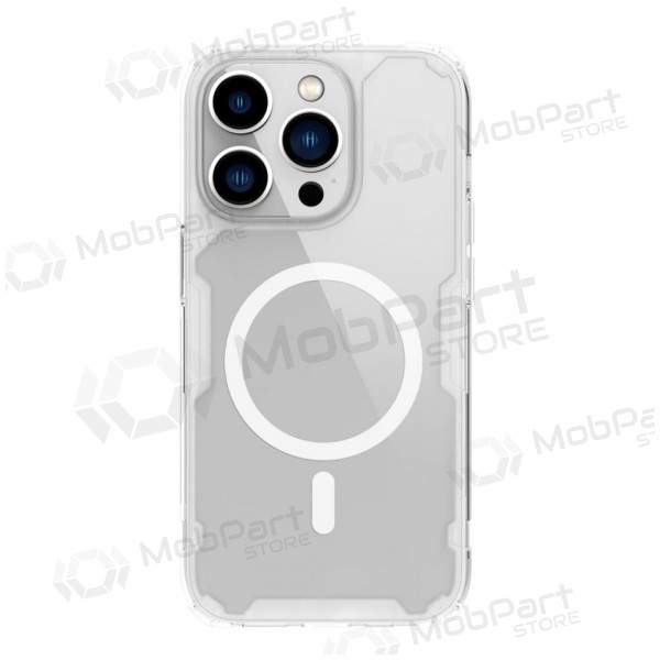 Apple iPhone 14 Plus deksel „Nillkin Nature Magnetic“ (hvit) Apple iPhone 14 Plus deksel „Nillkin Nature Magnetic“ (hvit)