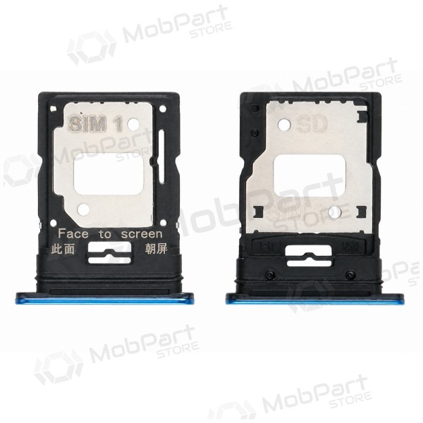 Xiaomi Mi 11 Lite 4G / 5G / 5G NE 2021 SIM-kortholder (blå)