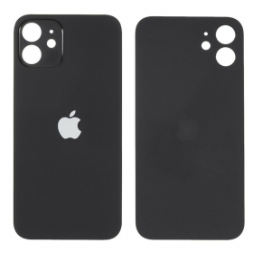 Apple iPhone 12 mini bakside (svart) (bigger hole for camera)