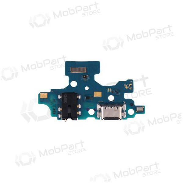 Samsung A415 Galaxy A41 2020 ladekontakt og mikrofon med flex (service pack) (original)