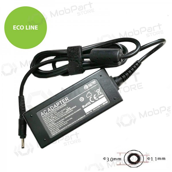 ACER 45W: 19V, 2.37A bærbar lader ACER 45W: 19V, 2.37A bærbar lader
