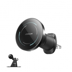Automobilinis laikiklis-lader Joyroom JR-ZS502 MagSafe 15W (air vent/dashboard) svart