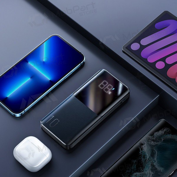 Powerbank Power Bank Joyroom JR-QP191 22.5W PD QC3.0 AFC 10000mAh svart Powerbank Power Bank Joyroom JR-QP191 22.5W PD QC3.0 AFC 10000mAh svart