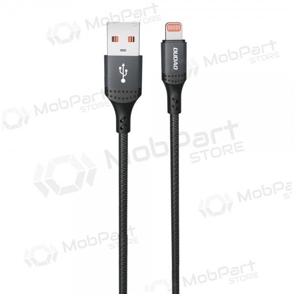 Lightning-kabel Dudao L3SL USB-A til Lightning 1,2 m 3 A svart