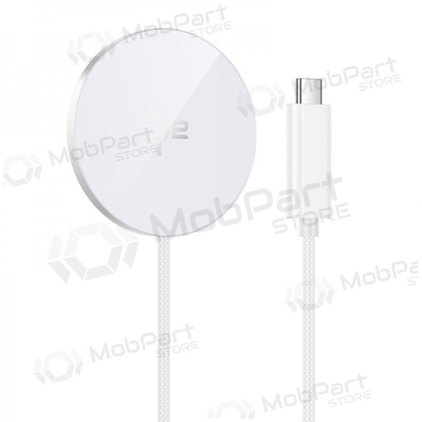 Trådløs lader Hoco CW63 15 W Qi2 hvit