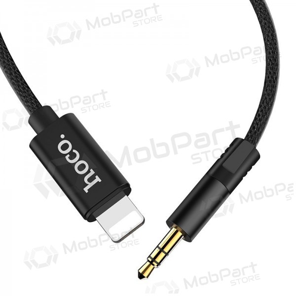 Adapter fra Apple -Lightning- til Audio 3,5 mm HOCO UPA13 (svart)