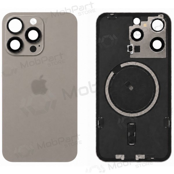 Apple iPhone 15 Pro Max bakdeksel (grå) (Premium)