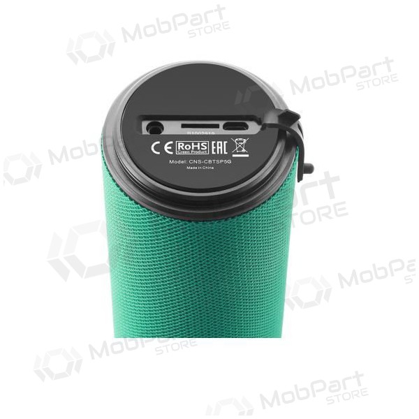 Bluetooth bærbar topphøyttaler CANYON CNS-CBTSP5 (MicroSD, AUX, BT V5.0, 1200mAh) (grønn)