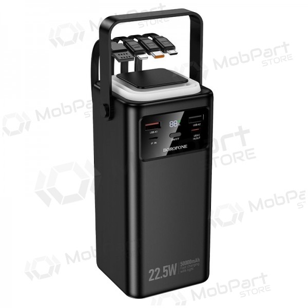 Powerbank Power Bank Borofone BJ65A 22.5W 50000mAh svart