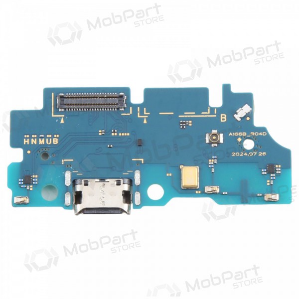 Samsung A166 Galaxy A16 5G ladekontakt og mikrofon med flex (service pack) (original) Samsung A166 Galaxy A16 5G ladekontakt og mikrofon med flex (service pack) (original)